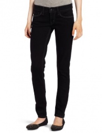 Levi's Juniors 524 Triple Needle Low Rise Skinny Fit Jean, Black Pressed, 3 Medium