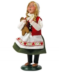 Recall the German fairy tale of Hansel and Gretel with a Byers' Choice collectible depicting the classic Brothers Grimm character.