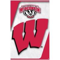 University Wisconsin Poster Badgers Football 2 New 4163 Poster Print, 22x34