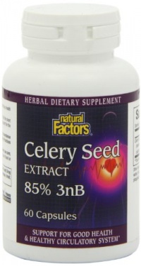 Natural Factors Celery Seed Extract Capsules, 60-Count