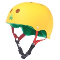 Triple 8 Brainsaver Rubber Helmet with Sweatsaver Liner