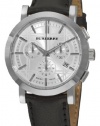 Burberry Men's BU1361 Heritage Gent Silver Chronograph Dial Watch