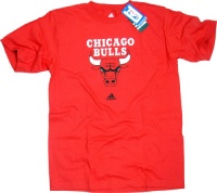 Chicago Bulls adidas Red Primary Logo T-Shirt