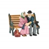 Department 56 New England Village Waiting for the Train Accessory Figurine