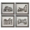 Uttermost English Cottage I, II, III, IV, Wall Art - Set of 4