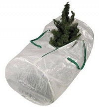 Household Essentials Christmas Tree Storage Bag with Green Trim