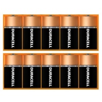 Duracell Size C 10 Coppertop Alkaline Batteries MN1400 Duralock