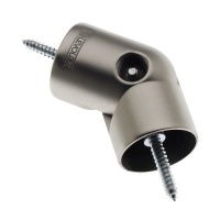 Levolor Swivel Socket, Satin Nickel, Use With Rods Up To 1-Inch Diameter