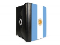 iPad 3 - 360 Degree Rotating Leather & Suede Case The Flag of Argentina Cover for the 3rd Generation iPad