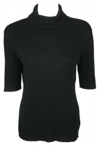 Charter Club Petites Short Sleeve Turtle Neck Sweater