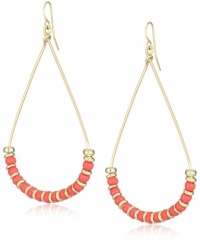 Vanessa Mooney Bang Bang Orange Teardrop Earrings