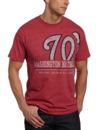 MLB Washington Nationals Submariner Basic T-Shirt, Cardinal Heather