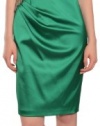 David Meister Dazzling One Shoulder Beaded Cocktail Dress