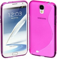 Cimo S Case Back Flexible TPU Cover for Samsung Galaxy S IV S4 GS4 4 - Pink