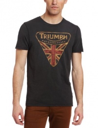 Lucky Brand Mens Triumph Badge Graphic Tee