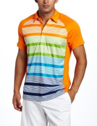 Puma Golf Men's Tech Raglan Stripe Polo Tee