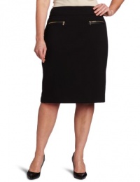 Calvin Klein Women's Plus-Size Pullon Skirt With Zip