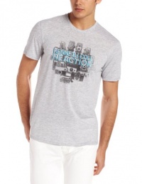 Kenneth Cole REACTION Men's Weight Logo Short Sleeve Crew Tee