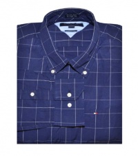 Tommy Hilfiger Men Custom fit Long Sleeve Plaid Shirt