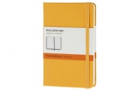 Moleskine Classic Hard Cover Pocket Ruled Notebook - Yellow Orange (3.5 x 5.5) (Classic Notebooks)