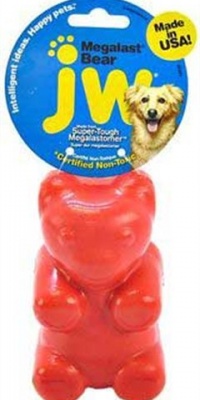 JW Pet Company Megalast Gummi Bear Dog Toy, Large, Colors Vary