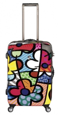 Heys USA Luggage Britto Flowers 26 Inch Hardside Spinner