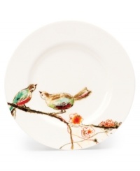 Make your favorite dish sing with this irresistible accent plate. As boldly stylish as it is durable, the Chirp dinnerware and dishes collection from Lenox is crafted of chip-resistant bone china.