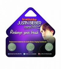 Brush Buddies 00318-72 Justin Bieber Singing Toothbrush Replacement Batteries