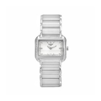 Tissot Women's T0233091103101 T-Wave Stainless-Steel Quartz White Dial Watch