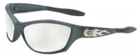 Harley-Davidson HD1002 Safety Glasses with Gunmetal Frame and Silver Mirror Tint Anti-Fog Hardcoat Lens