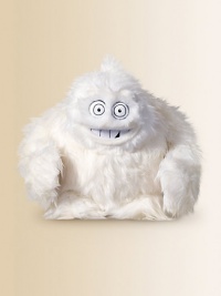 EXCLUSIVELY AT SAKS. Rumor has it that Yeti has been seen atop Saks, perhaps to get a good look at the Rockefeller Center tree. With a nod to these alleged sightings, we present a soft, plush version of this mythical winter guest, complete with a Saks backpack.Soft plushDrawstring backpack with Saks' snowflake motifAbout 10HRecommended for ages 3 and upPolyesterSurface washImported Please note: Book sold separately. 