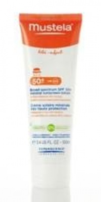 Mustela Broad Spectrum Mineral Sunscreen Lotion SPF 50 Plus 3.4 fl oz.