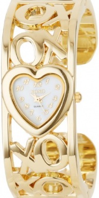 XOXO Women's XO1091 Mother-of-Pearl Dial Gold-tone Bangle Watch