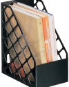 Officemate Recycled Large Magazine File, Black, 6 Each (26083)