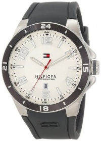 Tommy Hilfiger Men's 1790863 Sport Bezel and Silicon Strap Watch