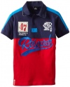 LRG - Kids Boys 2-7 Little Resolutionary Polo, Red, 6