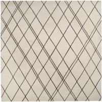 Area Rug 8x8 Square Contemporary Beige-Brown Color - Surya Studio Rug from RugPal