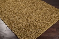 Area Rug 6x6 Square Natural Fiber Green Color - Surya Quito Rug from RugPal