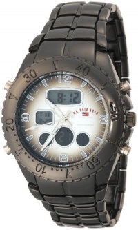 U.S. Polo Assn. Men's US8139 Gun Metal Analog-Digital Sporty Bracelet Watch