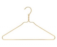 Gold Coat Hangers Heavy Duty Set of 10