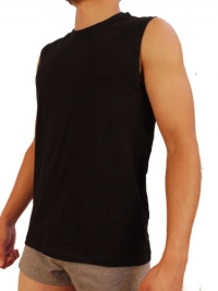 HUGO BOSS Men's Tank Top With Logo, Black, Small