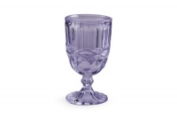 Rosanna Vintage Glass, Purple Goblet, Set of 4