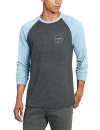 Billabong Men's Essential Raglan Long Sleeve T-Shirt, Light Royal Heather, XX-Large