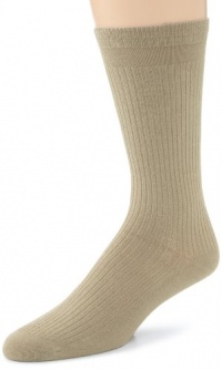 Dr. Scholl's Men's Everyday Non-binding Flat Knit Crew 2 Pair Sock