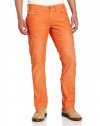 True Religion Men's Ricky Straight Fit, Dusted Orange, 30