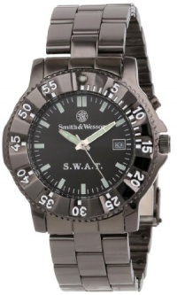 Smith & Wesson Men's SWW-045M S.W.A.T. Black Metal Strap Watch