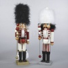 Hollywood Nutcrackers Kurt Adler 17-Inch Black/White Hat Soldier Nutcracker, Set of 2