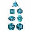 Polyhedral 7-Die Translucent Dice Set - Teal