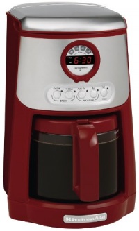 KitchenAid KCM534ER JavaStudio 14-Cup Programmable Coffeemaker, Empire Red