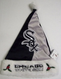 Chicago White Sox Color Block Santa Hat